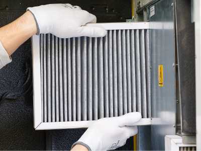 Replacing an HVAC Filter